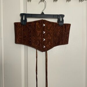 Scarlet Darkness Brown Renaissance Corset Size 10